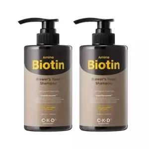 [CKD] 씨케이디 아미노비오틴 맥주효모 샴푸 500ml X 2EA 영양 저자극 약해진 두피 푸석한 모발 헤어케어