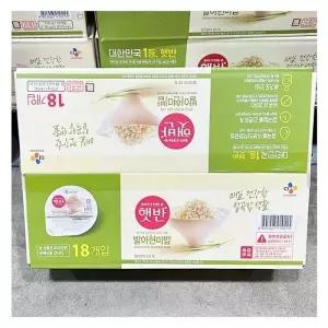 햇반 발아현미밥 210G X 18