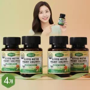 뉴트리큐 베르가못 폴리페놀 식이섬유 지중해식단 락토페린 모로오렌지 60정, 4개