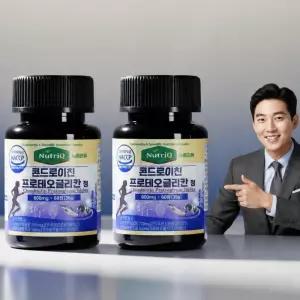 뉴트리큐 콘드로이친 프로테오글리칸 연어 코연골 관절 영양제 60정, 2개