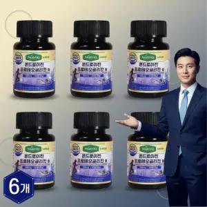 뉴트리큐 콘드로이친 프로테오글리칸 연어 코연골 관절 영양제 60정, 6개