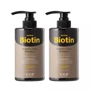 [셀러허브][CKD] 씨케이디 아미노비오틴 맥주효모 샴푸 500ml X 2EA 영양 저자극 약해진 두 (S41299997)