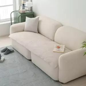보따리라운지 해피니 도브 4인용 소파패드 베이지 65X240CM 사계절소파패드
