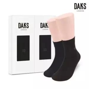 닥스 DK20832 남성 양말 선물 신사 면스판 무지 중목 2족세트 20832 LE1222203690