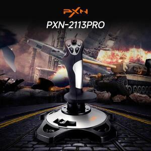 PXN-2113 프로 조이스틱 비행 시뮬레이터 게임 패드 컨트롤러, PC 조종석 및 데스크탑 액세서리