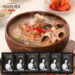 [NS홈쇼핑][미스타셰프] 갈비탕 600g x 6팩[36130673]