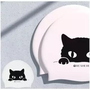 RESHEIR 빅 사이즈 롱 헤어 귀마개 방수 수모 고양이 RESHEIR수모