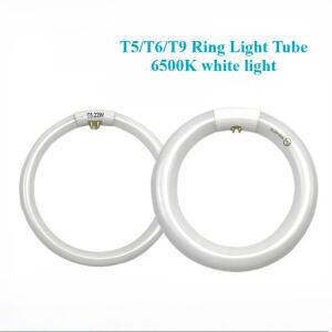 T5/T6/T9 4핀 원형 형광등 22W/32W/40W 쿨 화이트 천장등 교체용 램프 코어