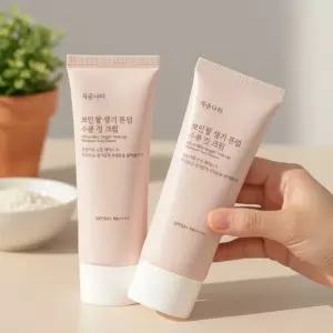 식물나라 뽀얀쌀 생기 톤업 수분 선크림 100ml +100ml