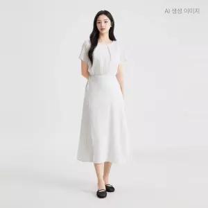 로엠 반팔 랩 원피스 RMOWG37RT3