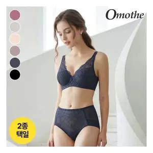 [26SS신상] 오모떼 올데이 레이스 브라팬티 2종 세트/ 택일 (출고가 59,000원)