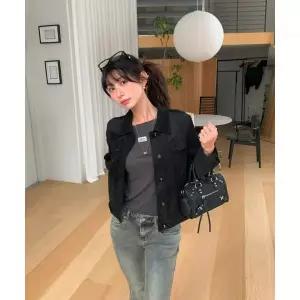 MIXXO 페이크 스웨이드 트러커자켓_MIWJLG901G