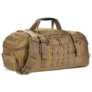 남성용 Miramrax 여행용 더플백 백팩 - 대형 택티컬 가방, 주말 체육관 1박 여행용, 군용 운동 배치 스포츠용 (Coyote, 45L)