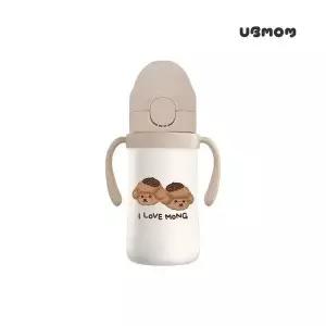 [유비맘]유비맘 스테인리스 원터치 빨대컵 220ml 1P