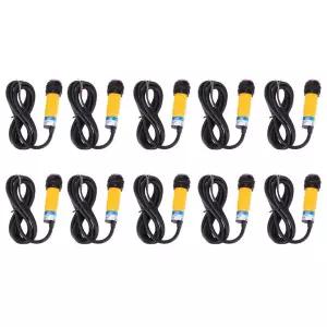 10PCS 적외선 확산 광전 스위치 E3F-DS30C4 M18 근접 광학 3선 NPN NO 정상 개방 30cm 감지 거리 10-30VDC