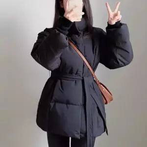시크 패딩 숏 자켓 웰론 윈터 TDN-0015 벨티드