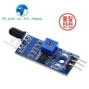 TZT 1/5PCS Arduino Diy 스마트 자동차 로봇 반사 광전 3PIN 용 IR 적외선 장애물 회피 센서 모듈