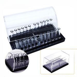 치과 아크릴 주최자 홀더 Ortho ArchWires 와이어 배치를위한 라운드/직사각형 아치 케이스 의사 보관함
