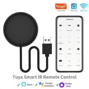 에어컨 TV DVD AUD 용 Tuya WiFi 스마트 IR 리모컨 범용 적외선 Alexa, Google 홈과 함께 작동합니다.