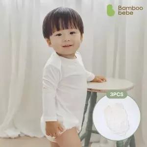 [밤부베베] 밤부 베이직 바디슈트 3p