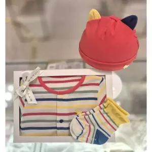 [에뜨와](대구신세계) (말띠임신출산선물)티프ST슬림우주복X비니모X양말세트 (07T517517S1)