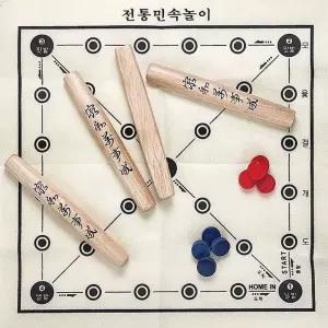 윷놀이 세트 (프리미어)-단품 원목 박달나무 명절 선물 전통 민속윷놀이 윷
