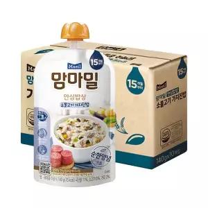 [하프클럽/매일유업]매일 맘마밀 안심밥상 소불고기가지 140g 10팩 (15개월)