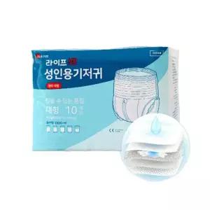 팬티형 성인용기저귀 10매 성인용기저귀팬티 라이프업 1팩 대형