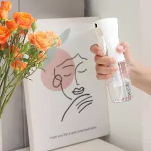 분무기 고운 안개분사 안개분무기 미용실 투명 스프레이용기(300ml)