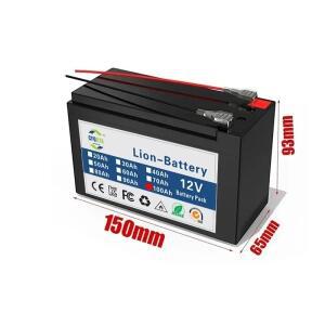 12V 100Ah 리튬 이온 18650 배터리 전기 자동차 팩 내장 BMS 30A 고전류 +