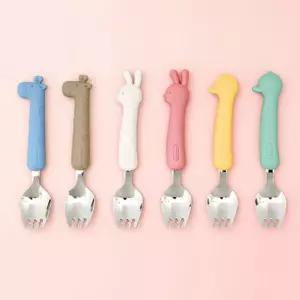 어린이집 준비물 실리콘 포카락 포크 일체형 세트 r-97935