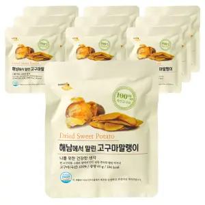 해남고구마 해남에서 말린 고구마말랭이, 60g, 10개 - 60g x