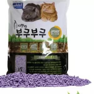 고양이 타비 두부두부 모래 7LX6개 콩비지 라벤더 응고형모래 xr56463