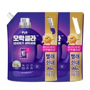 피지 모락셀라 액체세제 2.3L 리필 코튼향 2개
