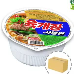 (올핀)농심 육개장 사발면 1BOX (24컵) 대용량 컵라면