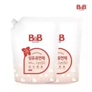 [비앤비]유아 섬유유연제 자스민 리필 1500ml X2