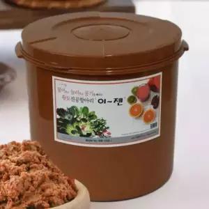 진공항아리 32리터 원형 황토 밀폐용기 김치통 반찬통 보관용기