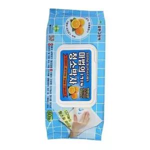 기름때 마법의 청소박사 60매 티슈형 찌든째