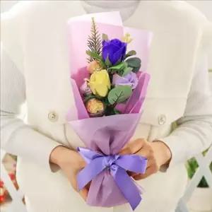 미니 비누 꽃다발 초콜릿 사탕 졸업식 a-WFLHP51 선물 비누꽃