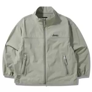 25신상남여공용키즈   밴드넥 캠핑곰 바람막이KQ2JPU226US