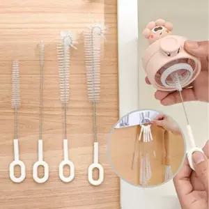고품질 텀블러 세척솔 빨대솔 젖병 솔 5p 세트 병세척솔 병솔 병닦는솔 세척솔 텀블러수세미 WFG2E0E