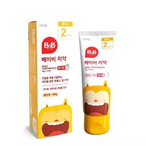 비앤비 베이비 치약 겔타입 딸기향 60g