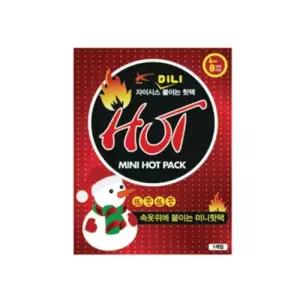 메온셀 자이시스 붙이는 미니 핫팩 100매 /캠핑/낚시/야외용