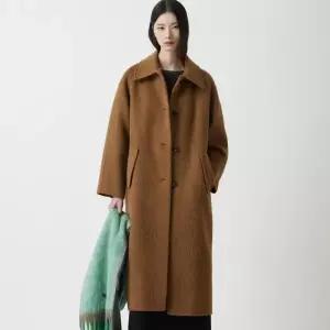 [롯데백화점]쥬크 [정상가799,000원]헤어리 알파카 블렌디드 싱글 코트 Z254MSG531