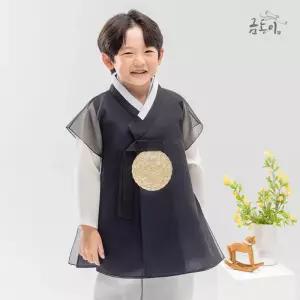 [금동이한복]AM244 남네이비용보 아동한복 남아한복