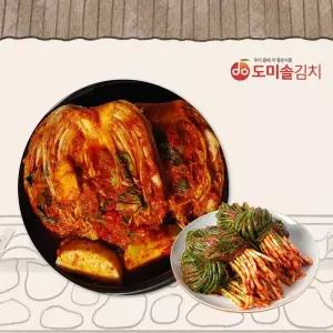 도미솔김치 사랑채포기김치5kg+파김치1kg