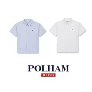 [롯데백화점]폴햄키즈 구김적은 캐주얼 반팔셔츠 PKG2WC3010