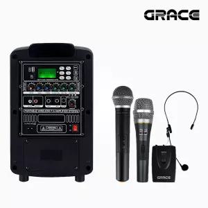 그레이스 EG-116N 150W 블루투스 이동식앰프 스피커 휴대용 충전식 야외 행사용