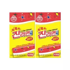[오뚜기] 톡톡톡 진라면 스틱 매운맛 5g 20개입[35952711]