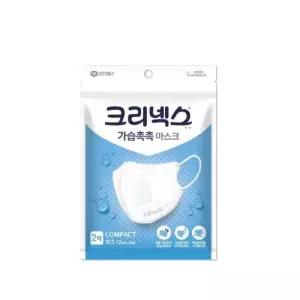 크리넥스 내 손안의 가습기 가습촉촉 국내생산 마스크 COMPACT 2P, 5개(총10매)